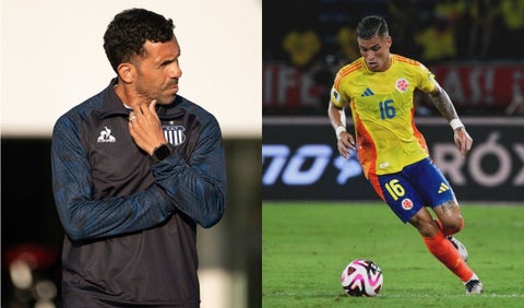 Carlos Tévez no está contento con Juan Camilo Portilla en Talleres