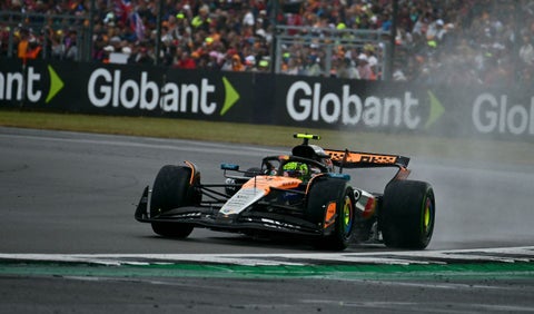 Lando Norris en el GP de Gran Bretaña