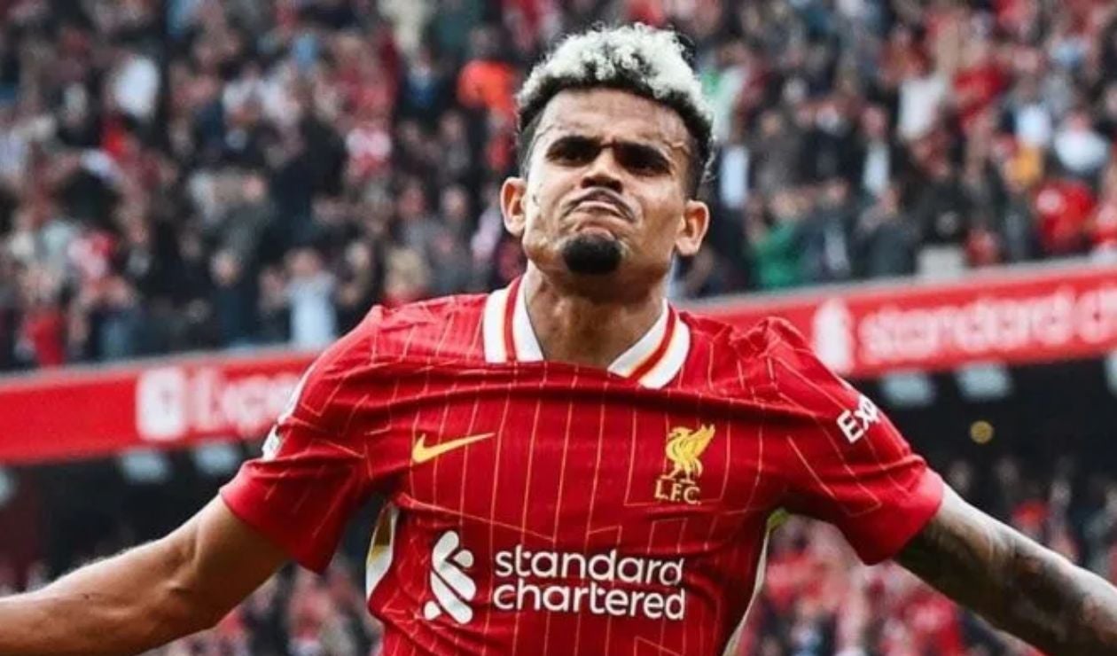 Luis Díaz en el Liverpool