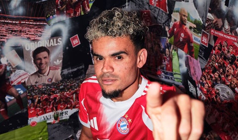 Luis Díaz presentado en el Bayern