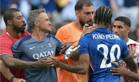 Luis Enrique habló de la agresión en el Mundial de Clubes