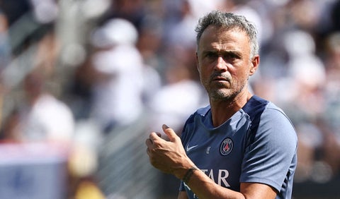 Luis Enrique con el PSG
