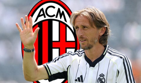 Luka Modric y AC Milan