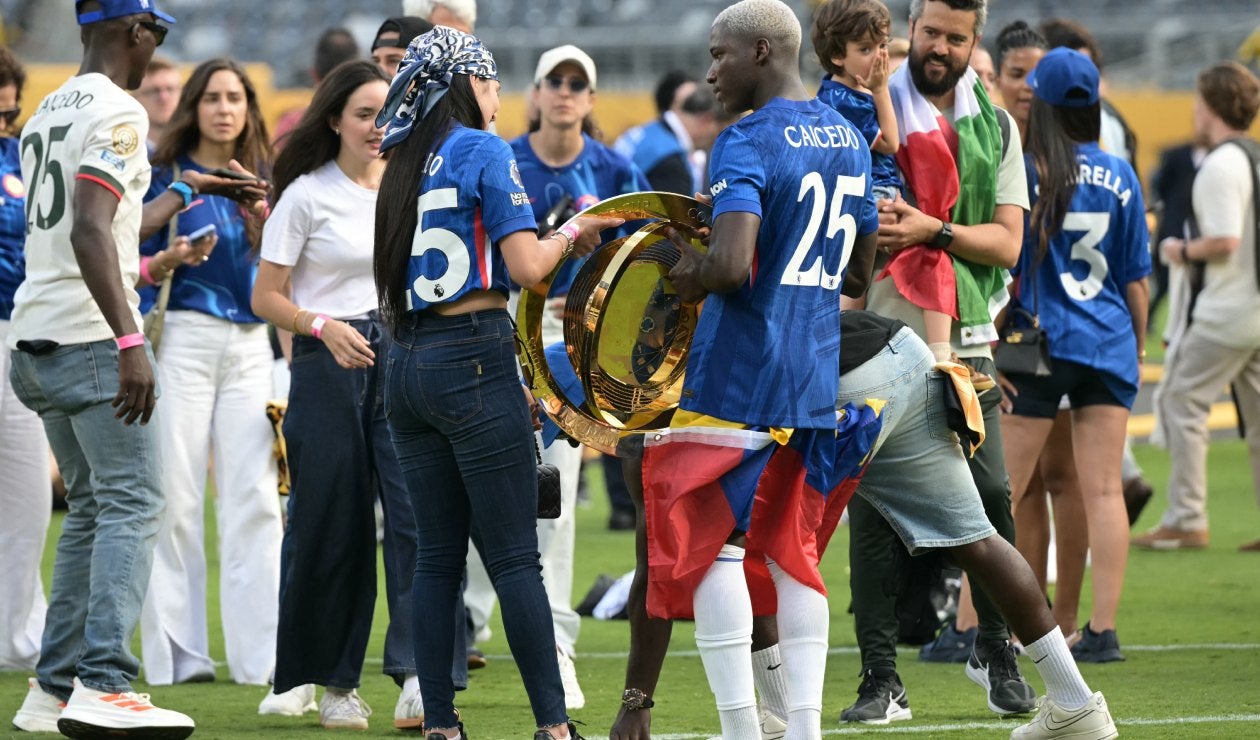 Moisés Caicedo, campeón del Mundial de Clubes con Chelsea