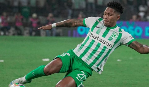 Joan Castro anota el primer gol de Nacional en la Liga BetPlay