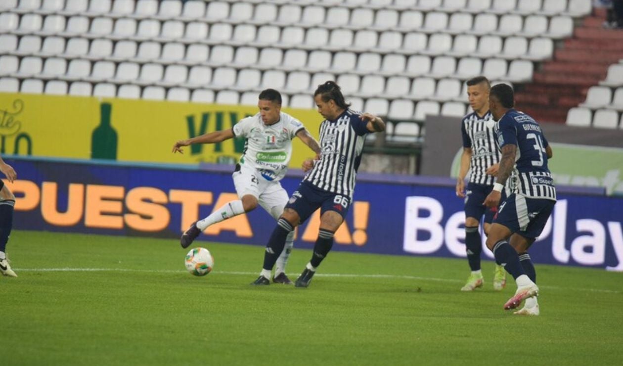 Once Caldas empató con Junior en la Liga BetPlay