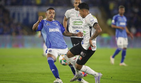 Once Caldas vs Millonarios por la Liga BetPlay