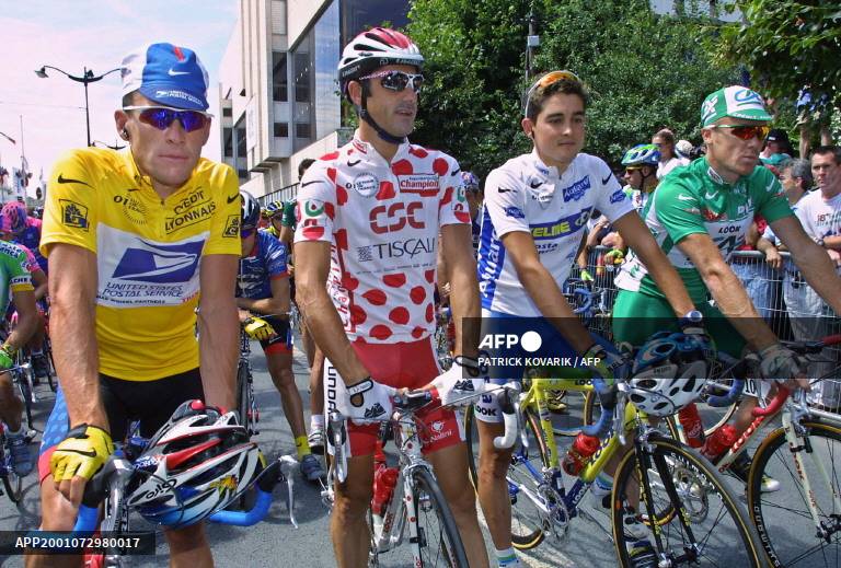 Óscar Sevilla en el Tour de Francia 2001