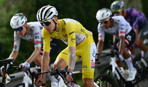 Tadej Pogacar, líder del Tour de Francia 2025