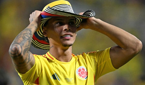 Richard Ríos con la selección Colombia