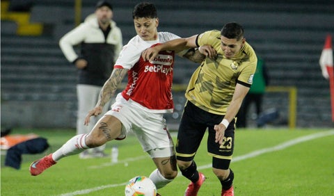 Santa Fe no le pudo sacar diferencia a Águilas Doradas en El Campín