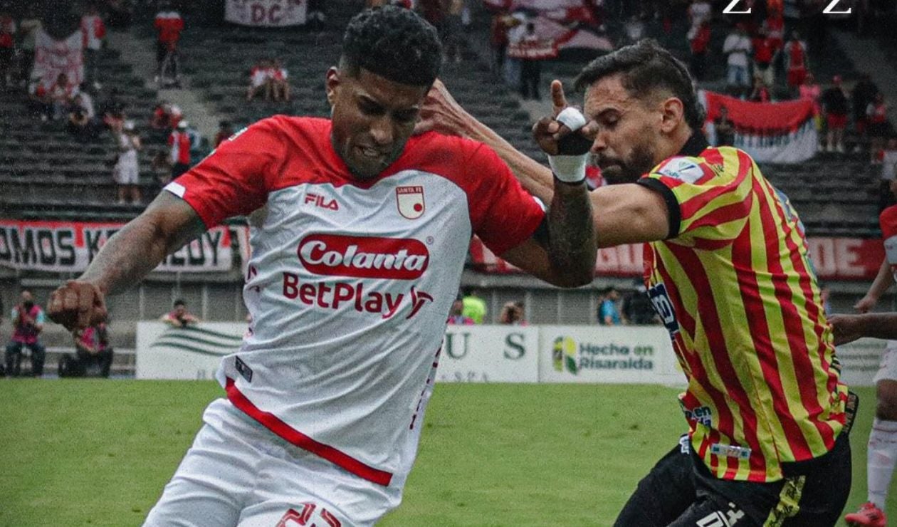 Santa Fe rescató empate ante Pereira en el debut de Liga BetPlay