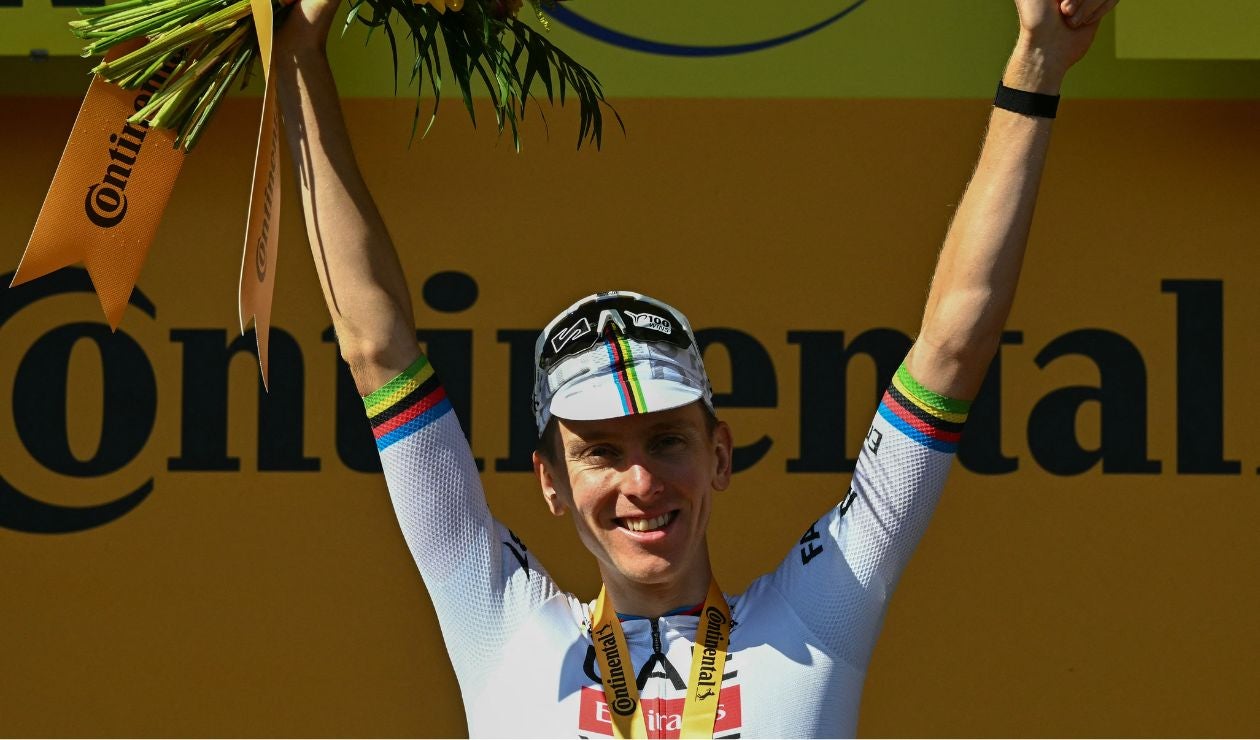 Tadej Pogacar en el Tour de Francia