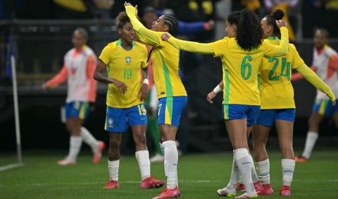 Selección de Brasil antes de la Copa América Femenina