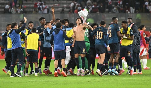 Selección de Ecuador celebra la clasificación al Mundial de 2026