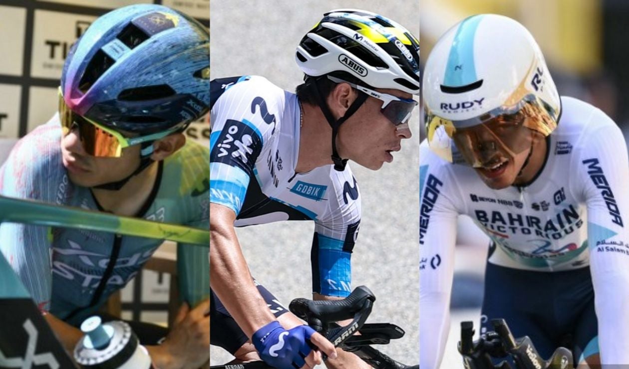 Sergio Higuita, Einer Rubio y Santiago Buitrago