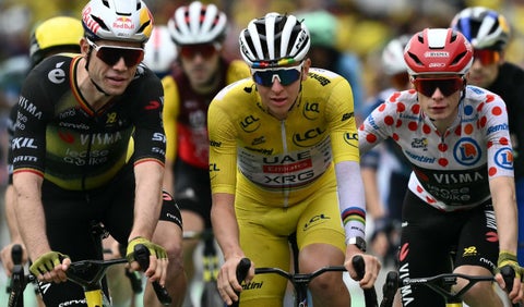 Tadej Pogacar, pedalista esloveno