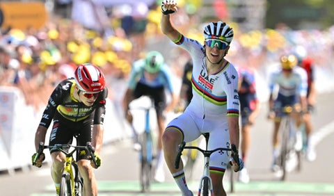 Tadej Pogacar y Jonas Vingegaard en el Tour de Francia - Etapa 10