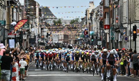 Retiro en el Tour de Francia etapa 1