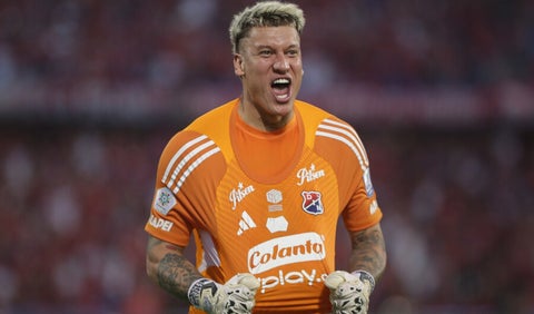 Washington Aguerre con el Medellín