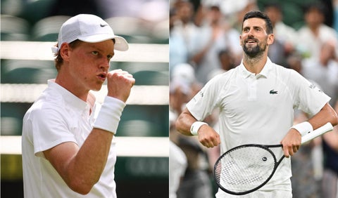 Sinner y Djokovic brillan en Wimbledon