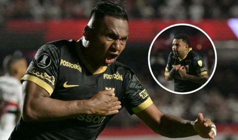Alfredo Morelos y Edwin Cardona, futbolistas colombianos