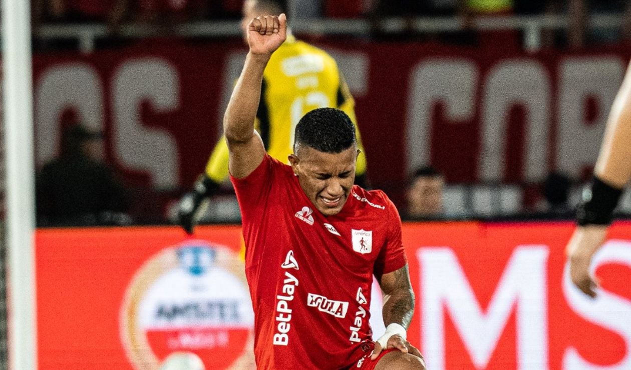 Barrios ilusiona al América en Copa: gol del descuento vs Fluminense