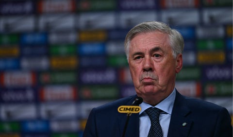 Carlo Ancelotti con Brasil