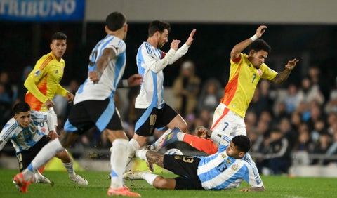 Argentina vs Colombia en las Eliminatorias Sudamericanas