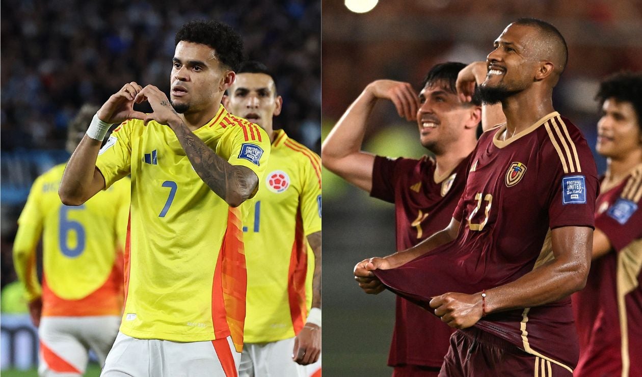 Colombia y Venezuela - Eliminatorias sudamericanas