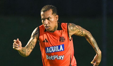 Dayro Moreno con la selección Colombia