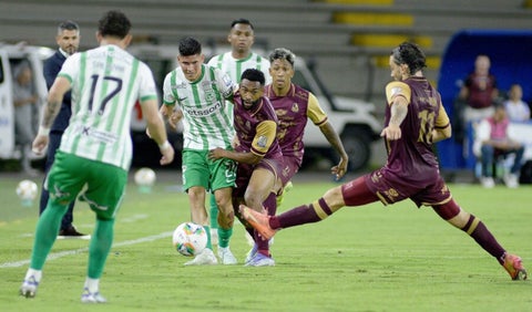 Deportes Tolima y Atlético Nacional en duelo por Liga BetPlay 2025-II