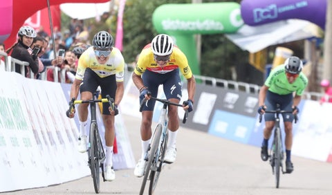 Diego Camargo ganó la etapa 4 de la Vuelta a Colombia