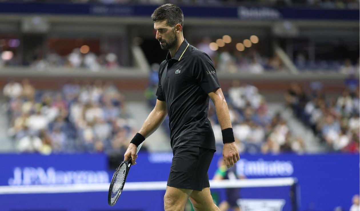 Djokovic debutó con problemas en el US Open