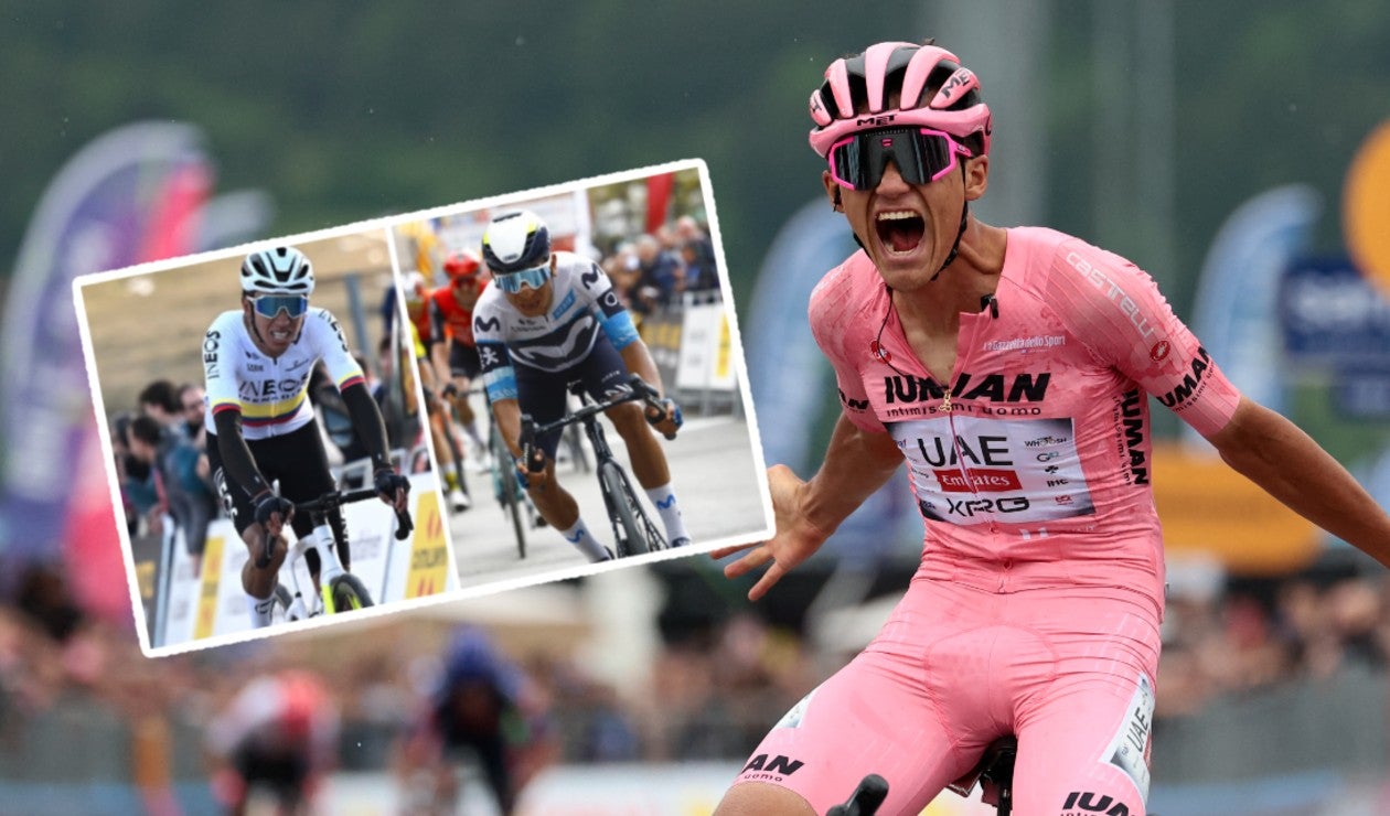 Egan Bernal - Nairo Quintana - Isaac del Toro, ciclistas