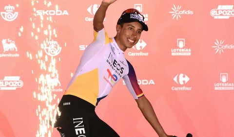 Egan Bernal, colombiano en la Vuelta a España