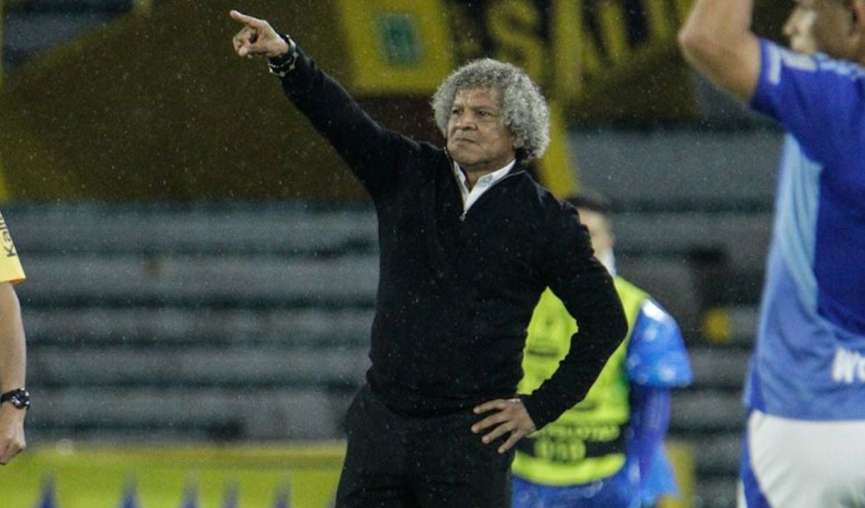 Alberto Gamero no se guardó nada tras el empate entre Millonarios y Cali