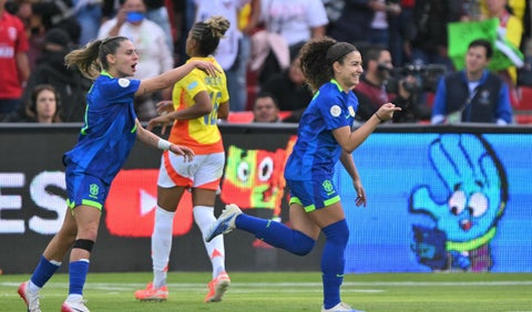 Gol de Brasil en la final de la Copa América