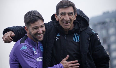 Gustavo Costas en Racing de Avellaneda