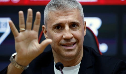 Hernán Crespo, entrenador de Sao Paulo