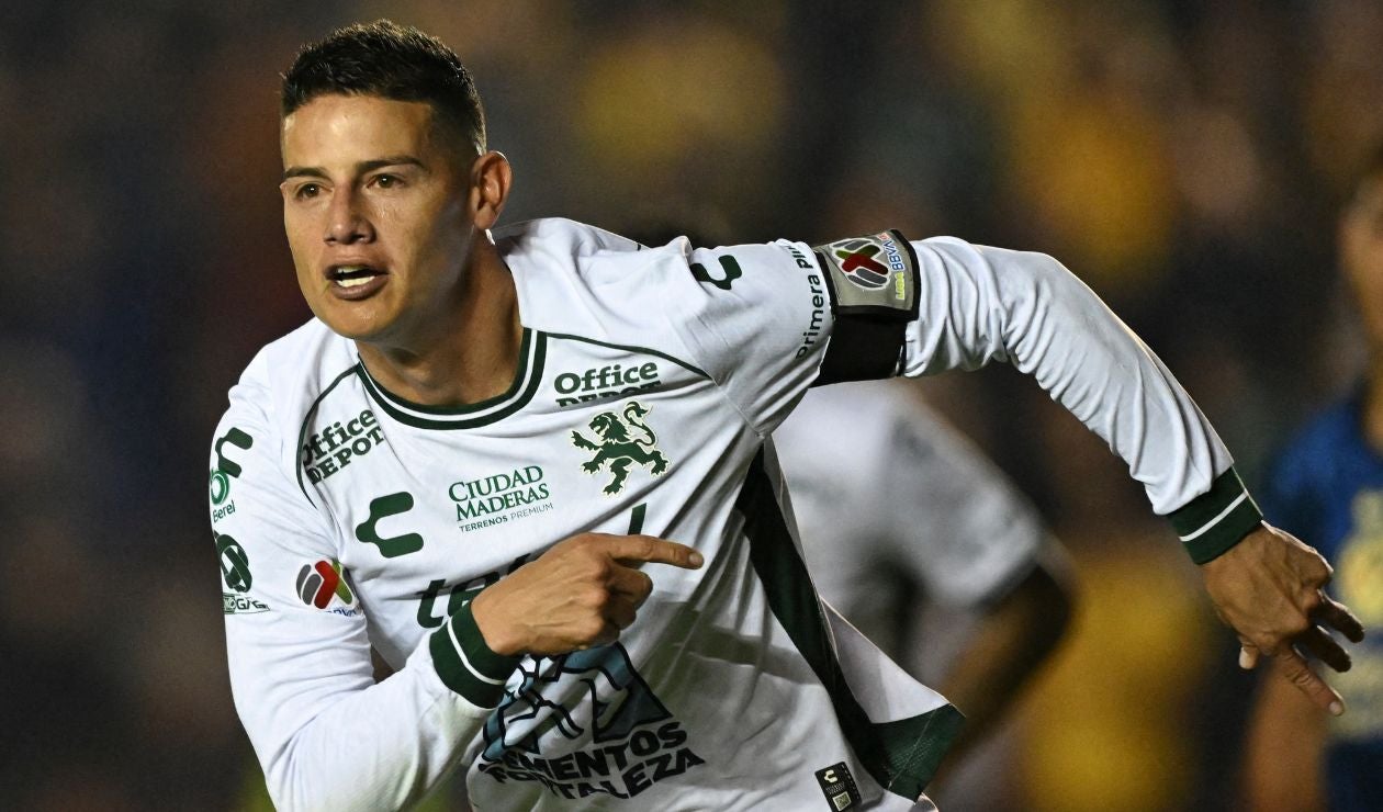 James Rodríguez, futbolista de León