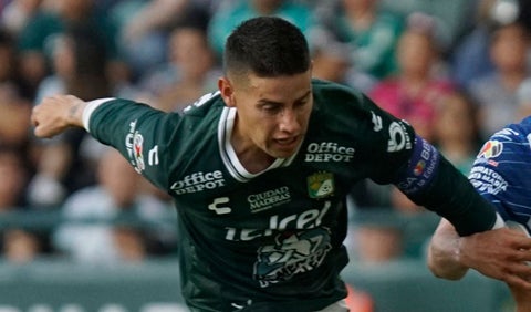James Rodríguez, futbolista de León