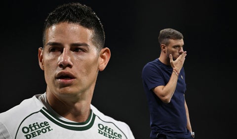 James Rodríguez y Martín Anselmi