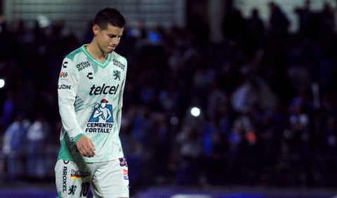 James Rodríguez en el Club León de Liga MX