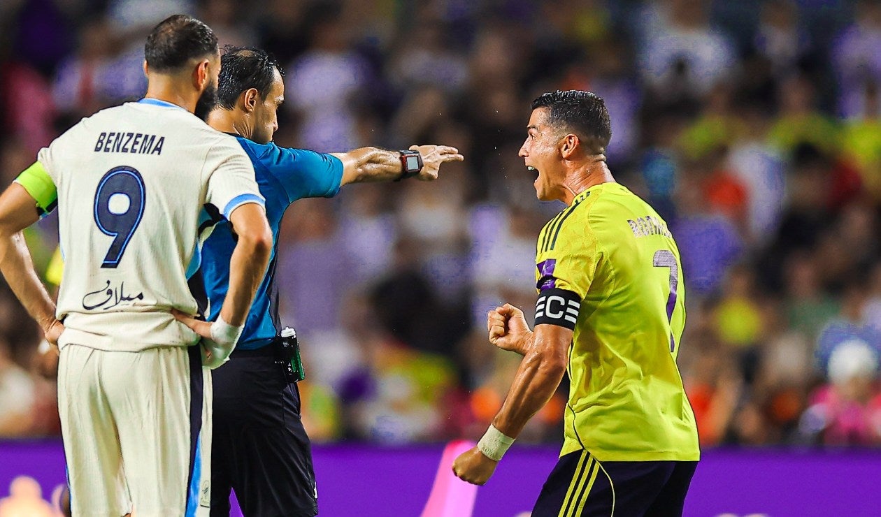 Karim Benzema y Cristiano Ronaldo, futbolistas