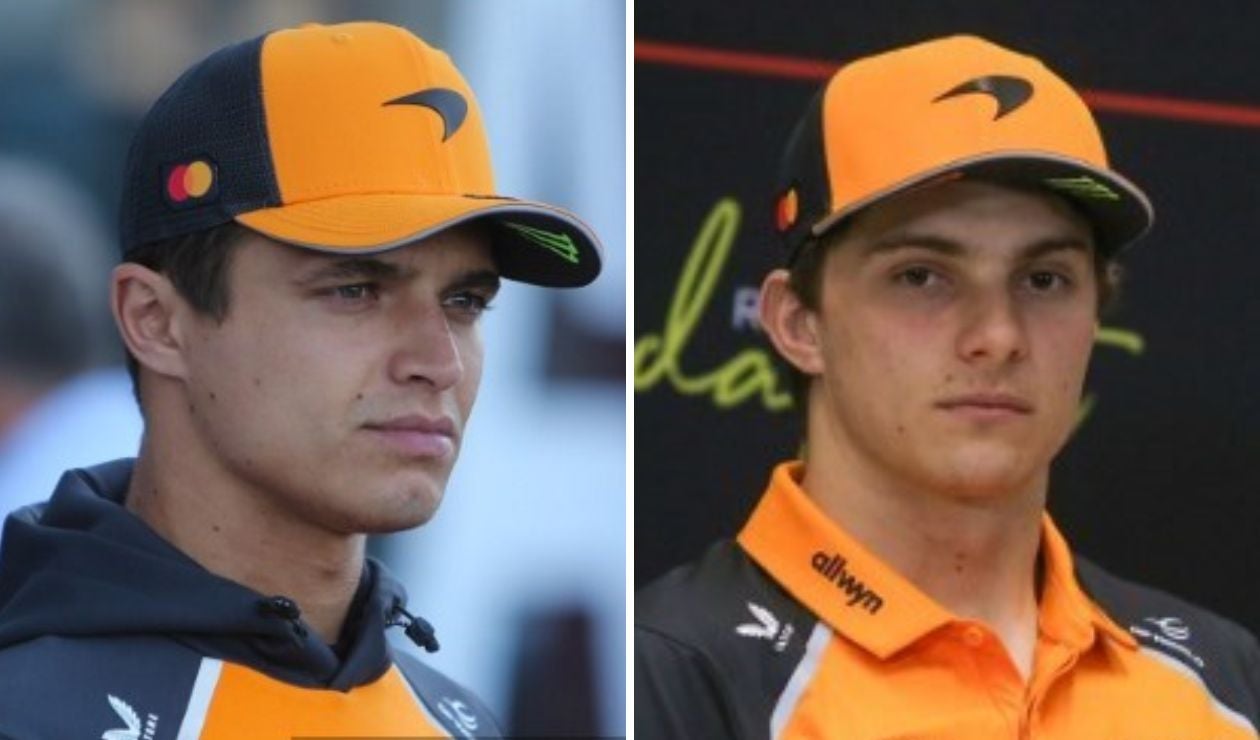 Lando Norris y Oscar Piastri