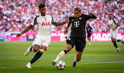 VIDEO: Luis Díaz le dio baile al 'Cuti' Romero en Bayern vs Tottenham
