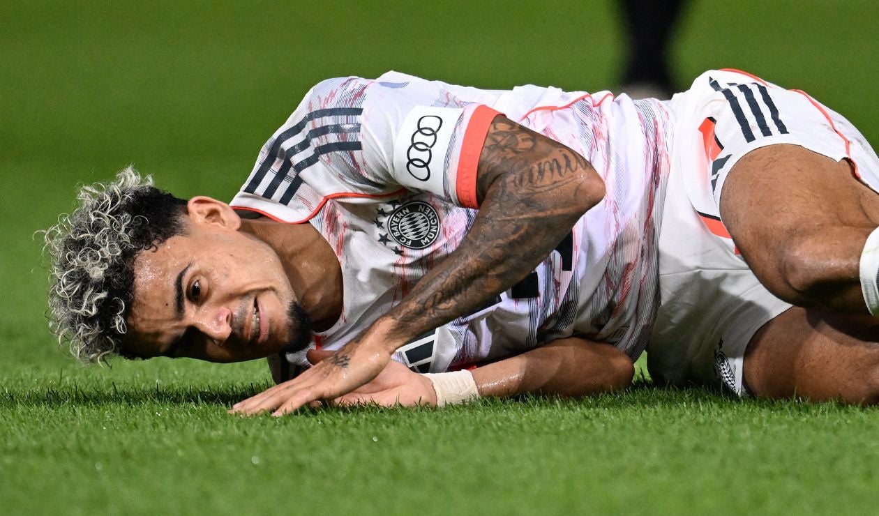 Luis Díaz con el Bayern Munich