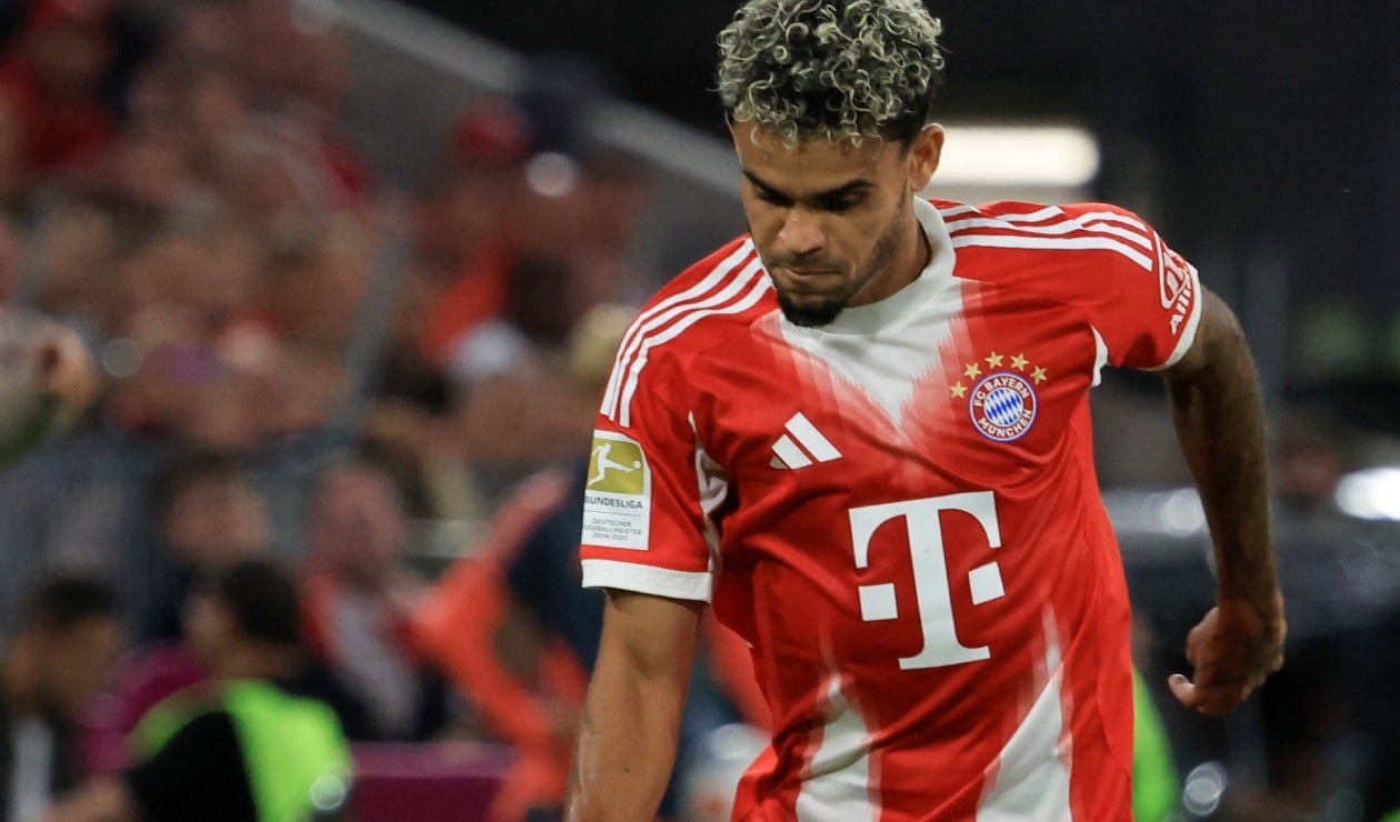 Luis Díaz con el Bayern Múnich en la Bundesliga