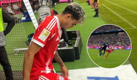 Luis Díaz debutó con Bayern Múnich: así provcó penal clave ante Lyon